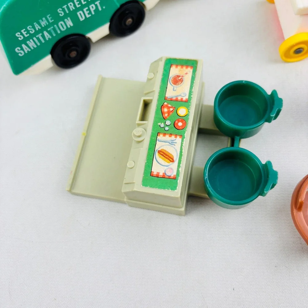 Fisher Price‎ Little People Furniture Lot Cowboy Sesame Street Trucks Playground